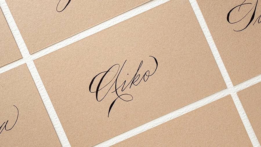 カリグラフィー 筆耕